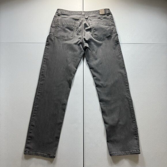 Prana Bridger Jeans Men 36x30 Gray Slim‎ Fit Straight Organic Casual Outdoor - Picture 4 of 9